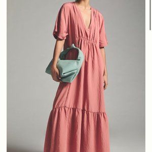 By Anthropologie V-Neck Waistless Maxi Dress XS New with tags (originally $148)